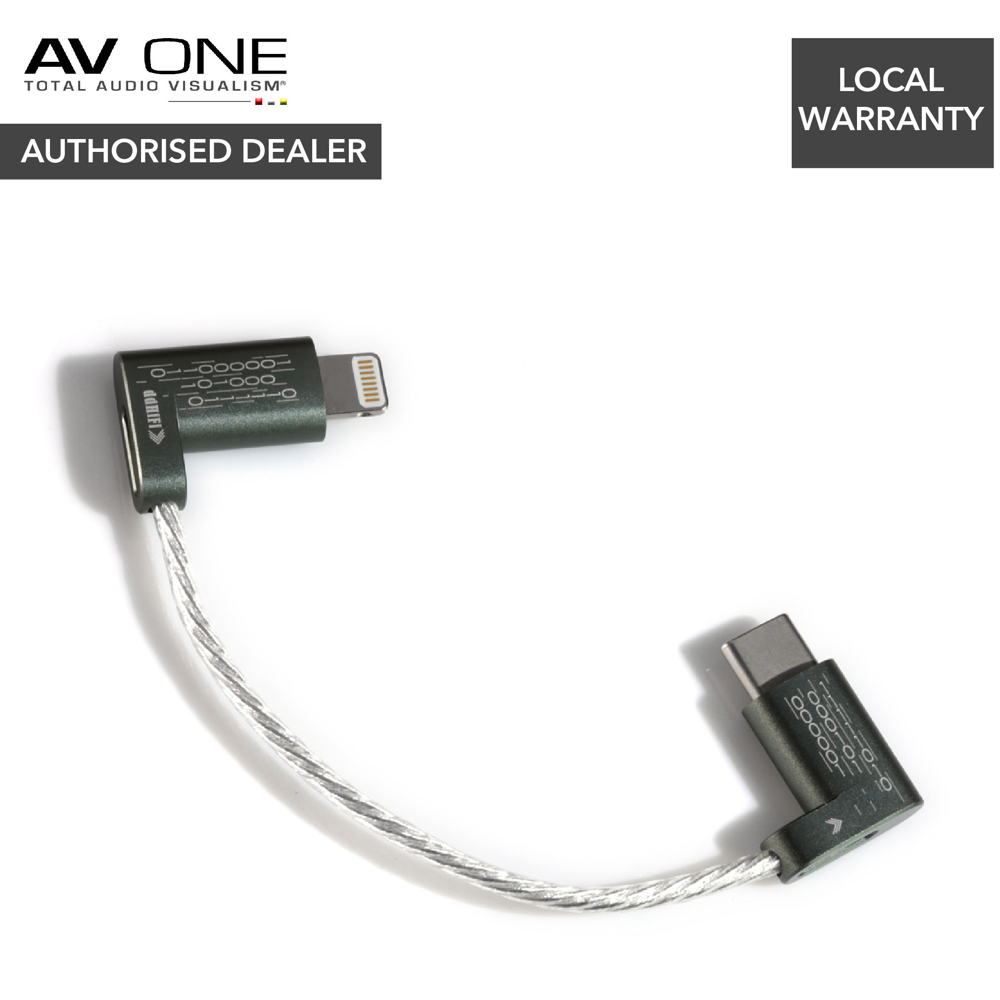 DD ddHiFi MFi06 Lightning to Type-C Data Cable - AV One Authorized Dealer/Official Product/Warranty