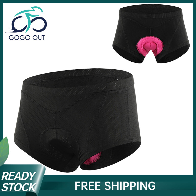 Women Bike Underwear 3D Gel Padded Bicycle Briefs MTB Cycling Biking Underwear Shorts