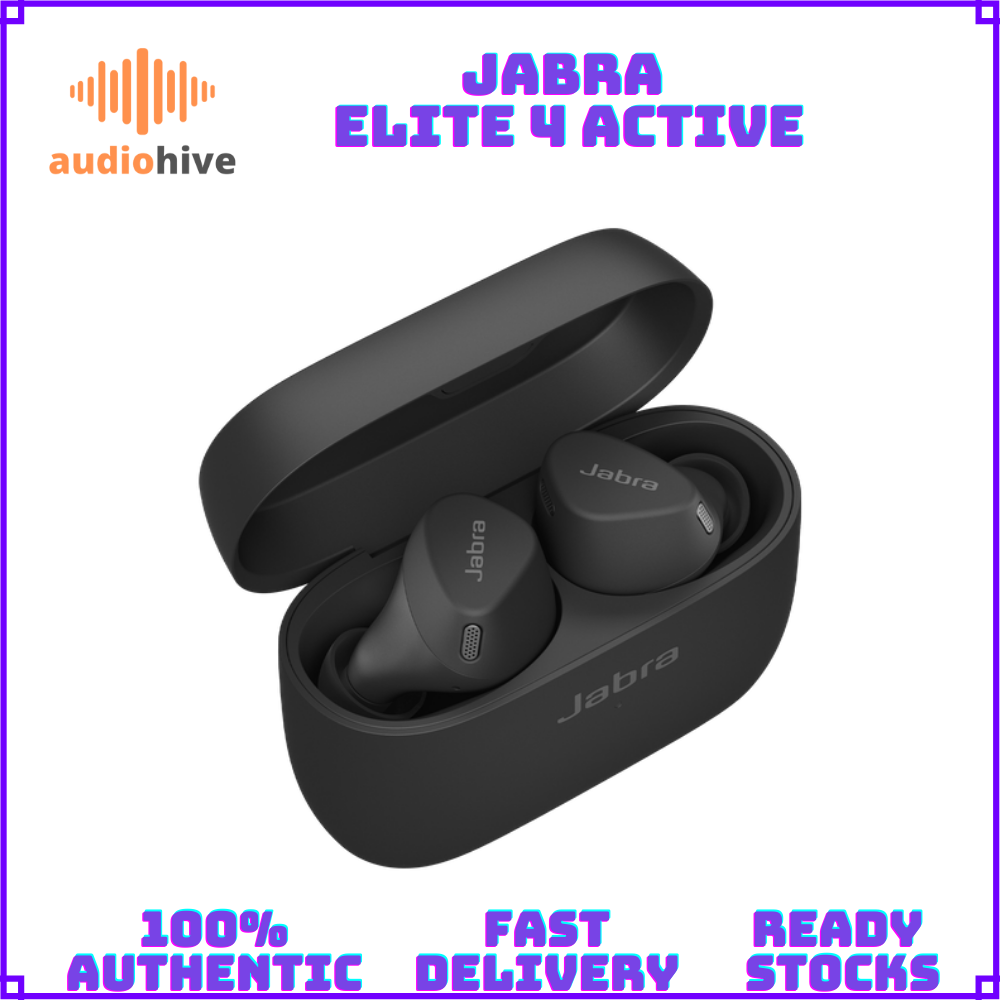 Jabra Elite 4 Active True Wireless Earbuds with mic. Original set with local warranty