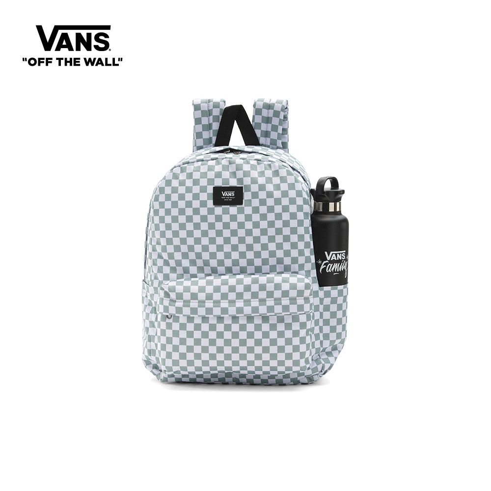 Vans Old Skool H2O Check Backpack GREEN VN0A5KI1YTF1
