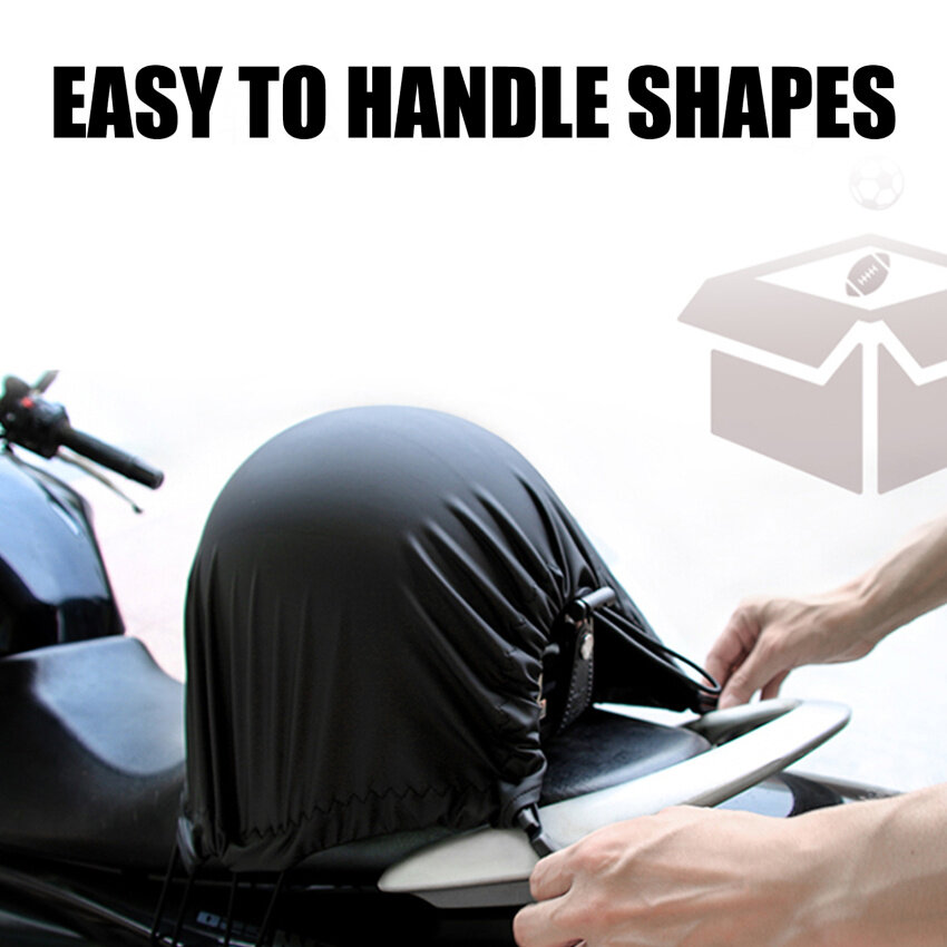 【In Stock】Waterproof Elastic Motorcycle Accessories Luggage Cover Cargo Net Helmet Holder Tail Bag Oil Tank Cover 6 Hooks