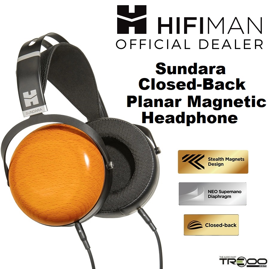 HiFiMAN Sundara Closed-Back Planar Magnetic Over-Ear Closed Headphone