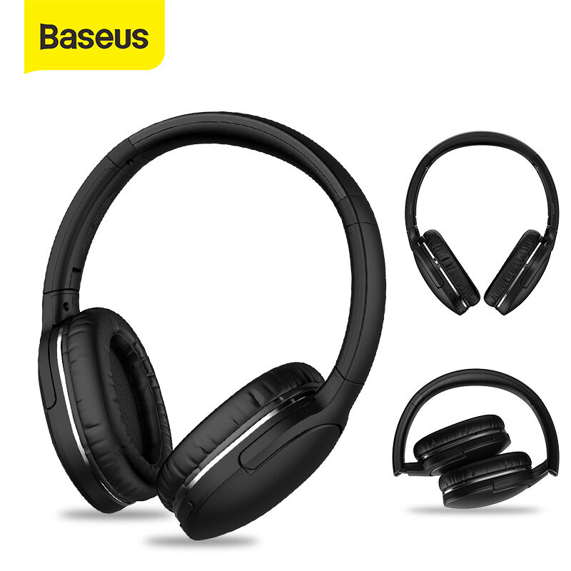 Baseus D02 Pro Wireless Headphones Sport Bluetooth 5.0 Gaming  Headset Earbuds Handsfree Head Phone Earbuds For iPhone 13 12 Pro Max Huawei Xiaomi Samsung