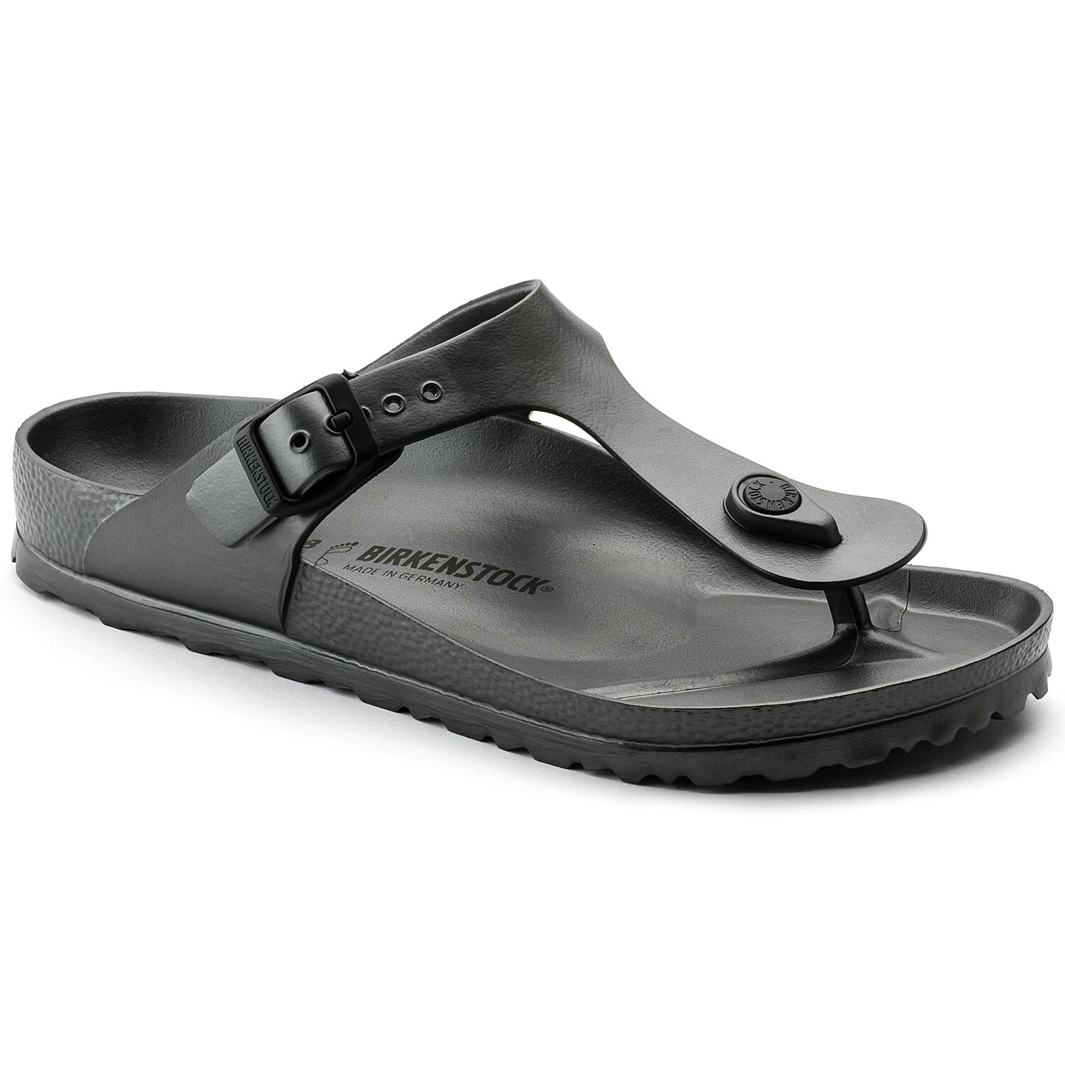 Birkenstock Gizeh EVA Unisex Regular Width Sandals in Anthracite (Dark Gray)