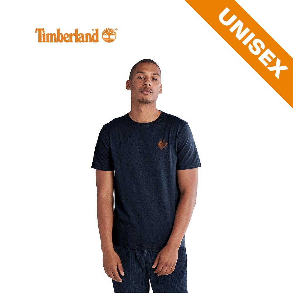 Timberland All Gender Back-Graphic T-Shirt Dark Sapphire