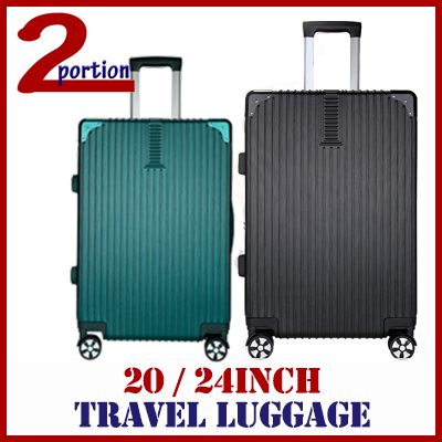 Travel Luggage Suitcase 20/24 Inch - Hard Case 360 Spinner Wheels Cabin Check-in Size