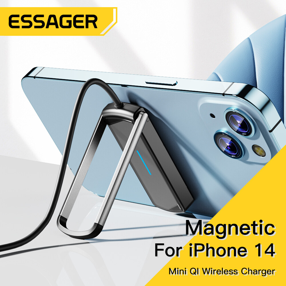 Essager 15W Qi Magnetic Wireless Charger With Stand For iPhone 14 13 12 Pro Max Mini Wireless Fast Charging Pad