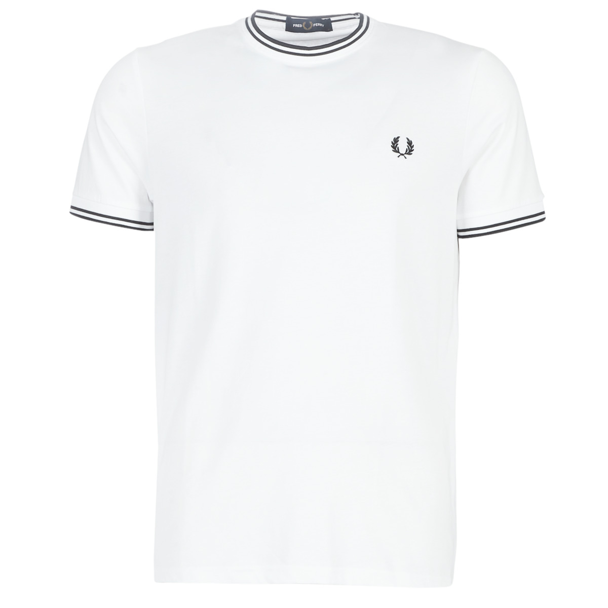 Fred Perry Clothing Fred Perry men Short-sleeved t-shirts - TWIN TIPPED T-SHIRT - White