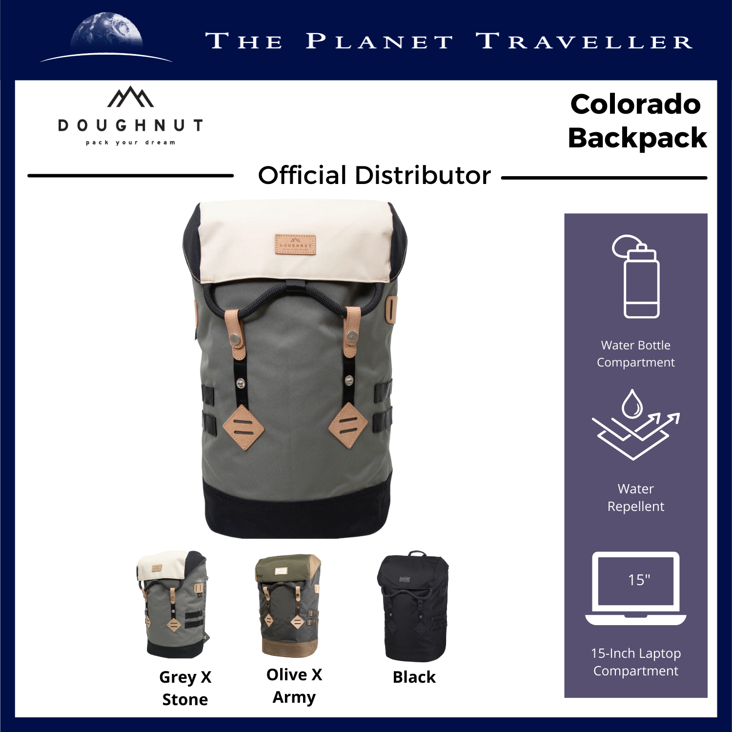 Doughnut Colorado Large Backpack