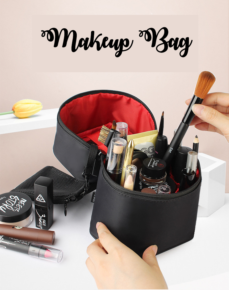 3D Dimensional waterproof portable cosmetic case bag travel cosmetic bag storage bag