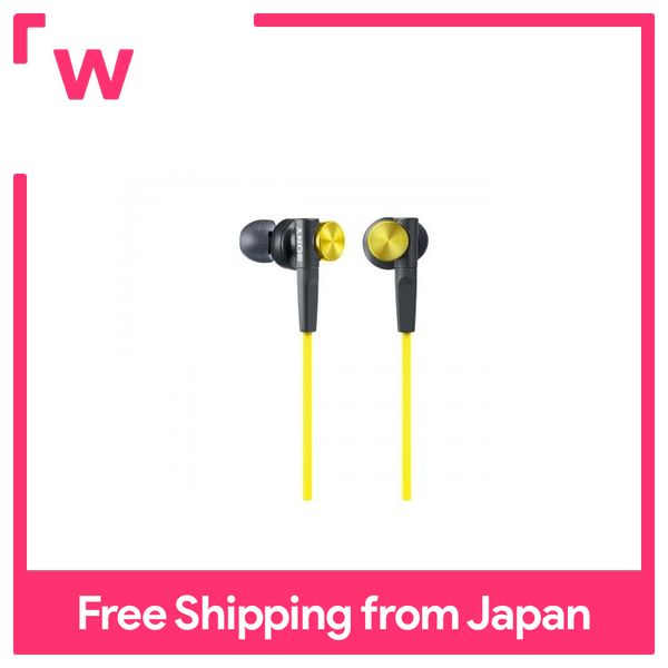 Sony Earphone MDR-XB50: Canal type Yellow MDR-XB50 Y