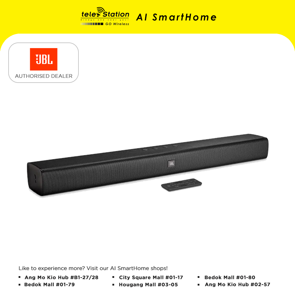 JBL Bar Studio Noir Soundbar with Bluetooth (1 Year Local Warranty)