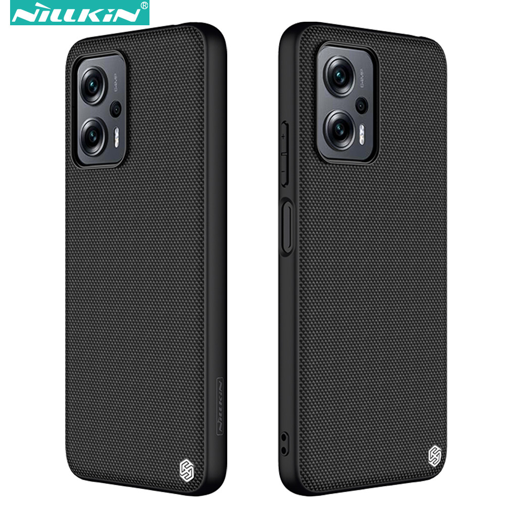 Nillkin Textured Phone Case for Xiaomi Poco X4 GT 5G / Redmi Note 11T Pro / Redmi Note 11T Pro+ 5G, Luxury TPU + PC Durable Non-slip Nylon Back Cover