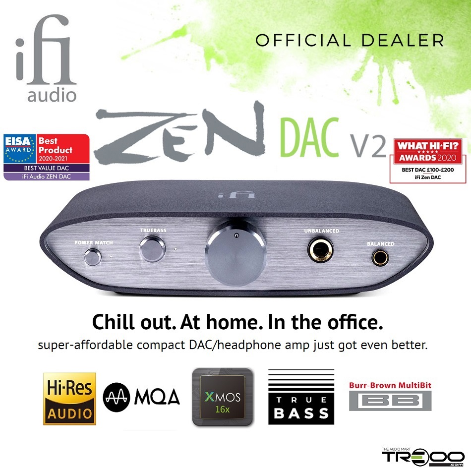 iFi ZEN DAC V2 Desktop Headphone Amplifier & USB DAC