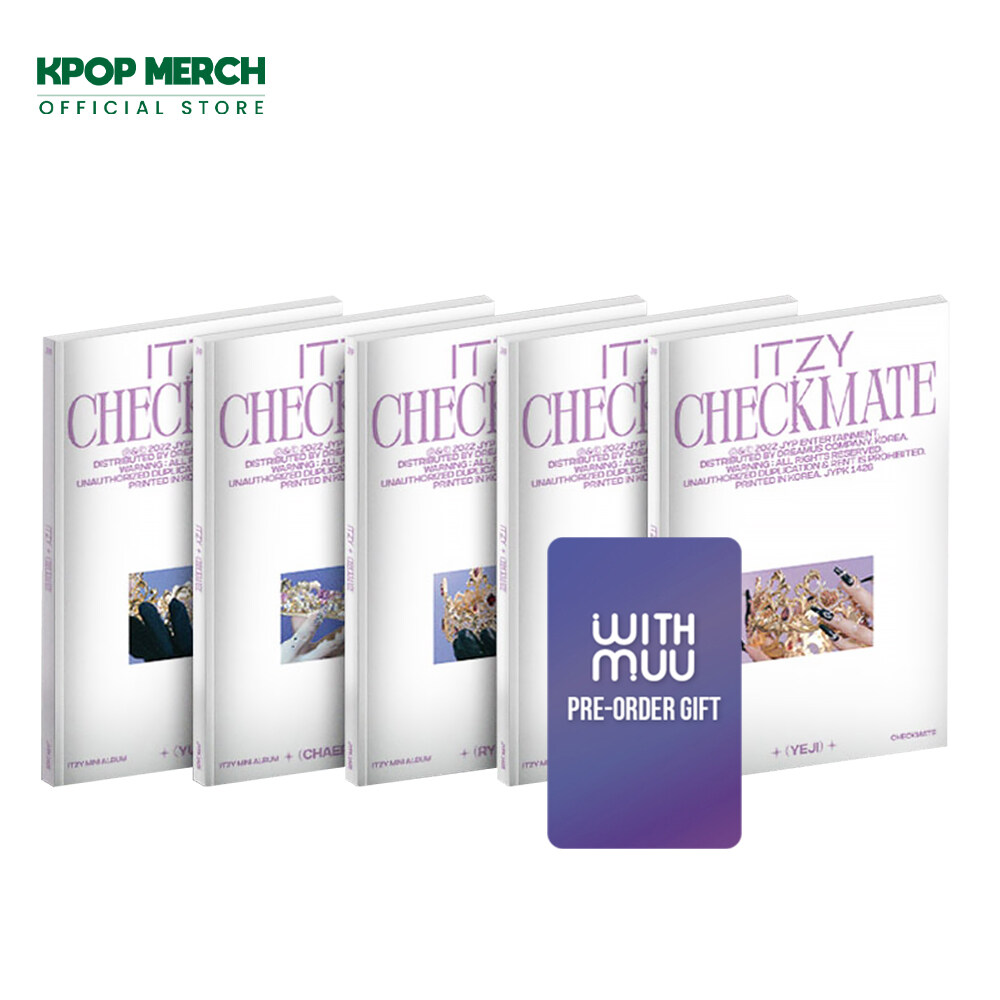 + [ WITHMUU gift ] ITZY - mini album [ Checkmate ]  version.