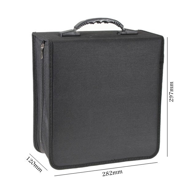 320 Disc CD DVD Organizer Holder Storage Case Bag Wallet Album Media Video